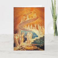 Kaart:  De Ladder van Jacob - William Blake