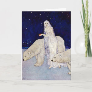 Kaart: De Sneeuwmaagd door Edmund Dulac Kaart