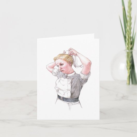 Kaart - de Verpleegster die van het Ziekenhuis van (Voorkant)