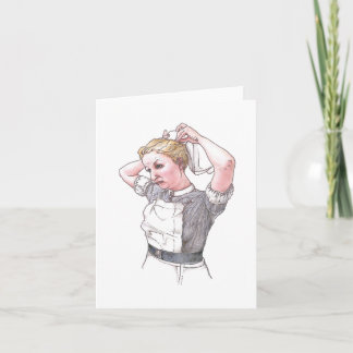 Kaart - de Verpleegster die van het Ziekenhuis van