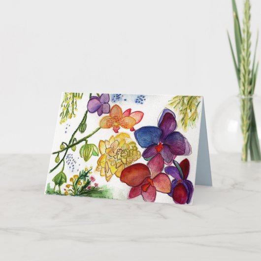 Kaart de voor alle doeleinden van de Bloem van de (Voorkant)