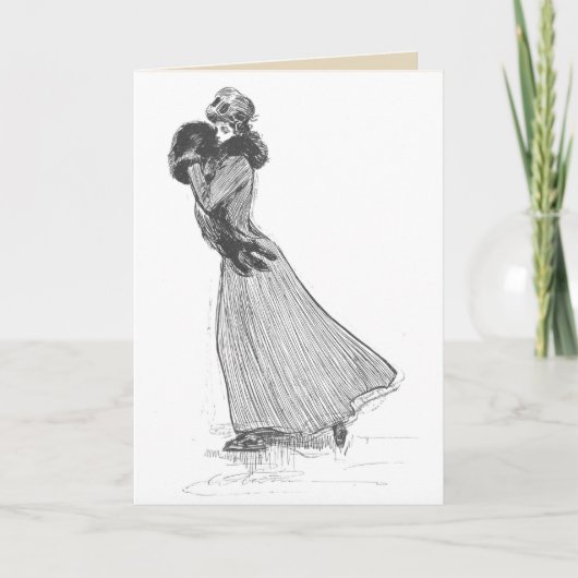 Kaart - de wintergedicht binnen (Voorkant)