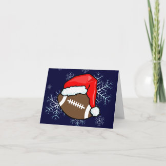 Kaart - Decoratief Santa Football