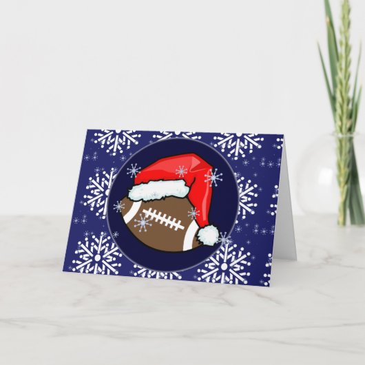 Kaart - Decoratief Santa Football (Voorkant)