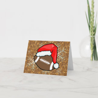 Kaart - Decoratief Santa Football