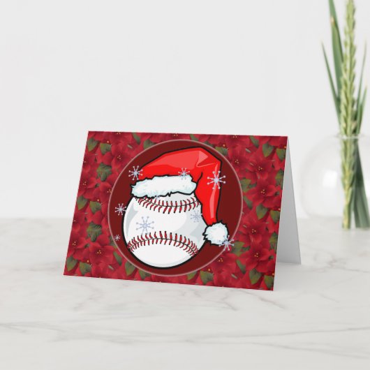 Kaart - Decoratieve Santa Baseball (Voorkant)
