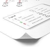 Kaart Delta-v van het zonnestelsel Poster (Hoek)