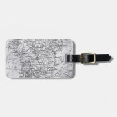  kaart Denemarken en Zweden Bagagelabel (Voorkant horizontaal)