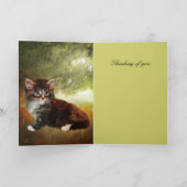 Kaart "Denk aan jou" Kat Kitten (Binnen)