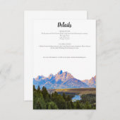 Kaart Details Rustic Mountain (Voorkant / Achterkant)