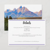 Kaart Details Rustic Mountain (Voorkant / Achterkant)