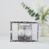 Kaart die de Ptolemaic afgeeft (Staand voorkant)