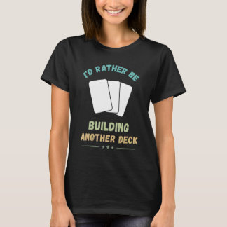 Kaart die ik liever Kaart bouw T-shirt