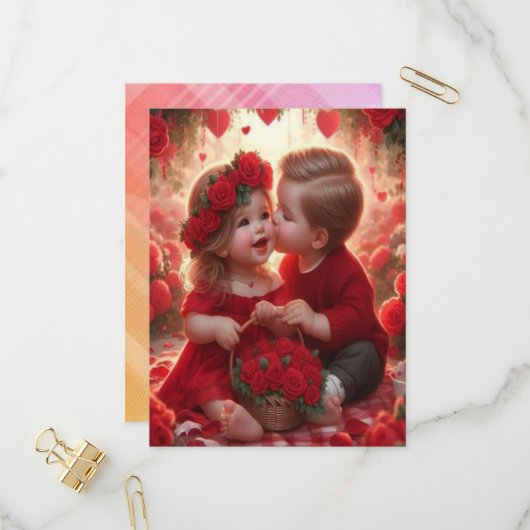 Kaart die kinderen graag krijgen (Voorkant / Achterkant in situ)