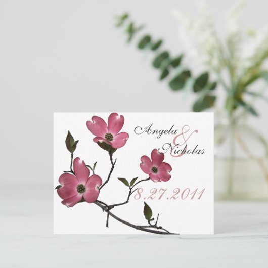 Kaart Dogwood/Wedding Response (Staand voorkant)