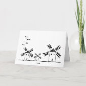 Kaart Don Quichot. 5 x 7 inch (Achterkant)