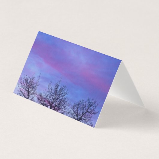 Kaart drie Topjes bomen (Voorkant)