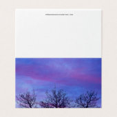 Kaart drie Topjes bomen (Buitenkant ongevouwen)