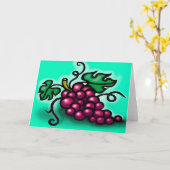 Kaart druiven (Gele Bloem)