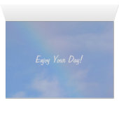 Kaart - Dubbele regenboog (Binenzijde Horizontaal (Onderkant))