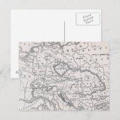 KAART: DUITSLAND EN OOSTENRIJK BRIEFKAART (Voorkant / Achterkant)