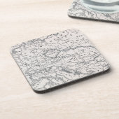 KAART: DUITSLAND EN OOSTENRIJK DRANKJES ONDERZETTER (Linkerzijde)