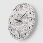 KAART: DUITSLAND EN OOSTENRIJK GROTE KLOK (Hoek)