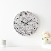 KAART: DUITSLAND EN OOSTENRIJK GROTE KLOK (Huis)