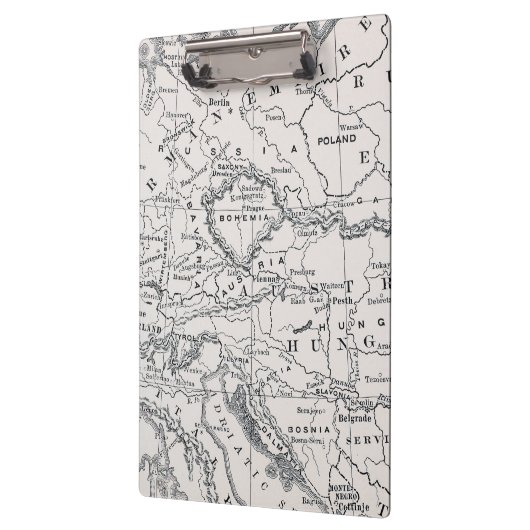 KAART: DUITSLAND EN OOSTENRIJK KLEMBORD (Links)