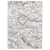 KAART: DUITSLAND EN OOSTENRIJK KLEMBORD (Achterkant)