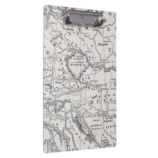 KAART: DUITSLAND EN OOSTENRIJK KLEMBORD (Rechts)