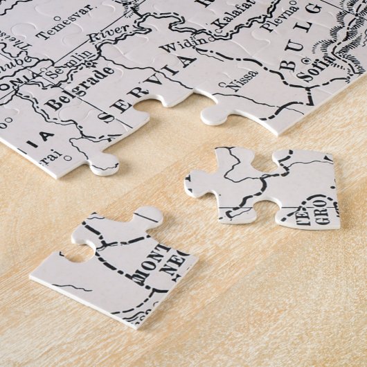 KAART: DUITSLAND EN OOSTENRIJK LEGPUZZEL (Zijkant)