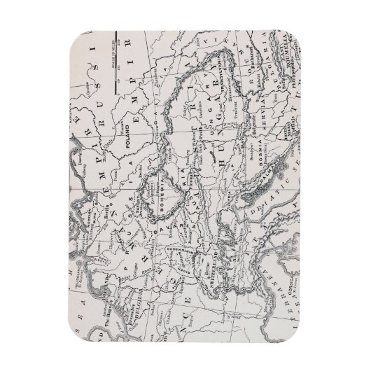 KAART: DUITSLAND EN OOSTENRIJK MAGNEET (Verticaal)