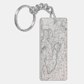 KAART: DUITSLAND EN OOSTENRIJK SLEUTELHANGER (Voorkant Links)