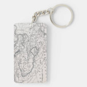 KAART: DUITSLAND EN OOSTENRIJK SLEUTELHANGER (achterkant)