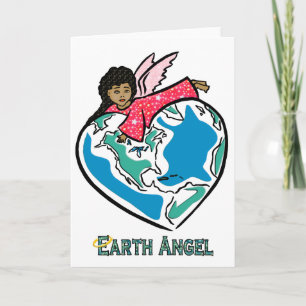 Kaart: "Earth Angel" (b) Feestdagen Kaart