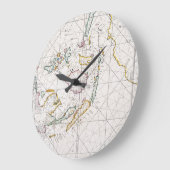 KAART: EAST INDIES, 1670 GROTE KLOK (Hoek)