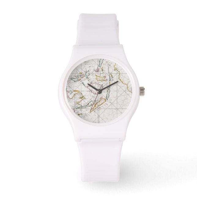 KAART: EAST INDIES, 1670 HORLOGE (Voorkant)