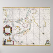 KAART: EAST INDIES, 1670 POSTER (Voorkant)