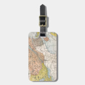 KAART: EASTERN CANADA BAGAGELABEL (Voorkant verticaal)