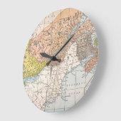 KAART: EASTERN CANADA GROTE KLOK (Hoek)