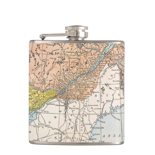 KAART: EASTERN CANADA HEUPFLES (Voorkant)