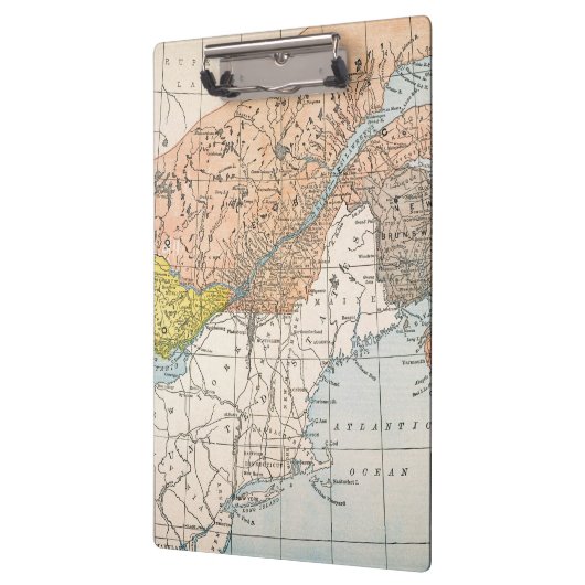 KAART: EASTERN CANADA KLEMBORD (Links)