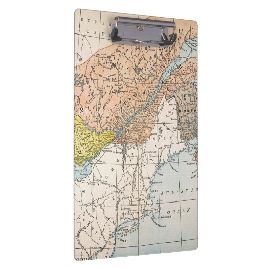 KAART: EASTERN CANADA KLEMBORD (Rechts)