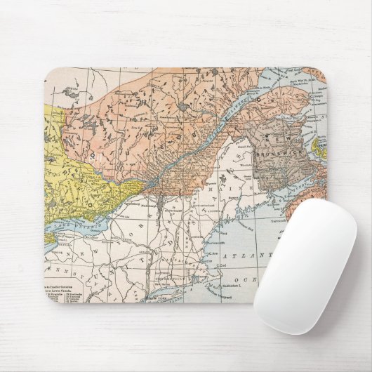 KAART: EASTERN CANADA MUISMAT (Met muis)