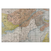 KAART: EASTERN CANADA SNIJPLANK (Voorkant)