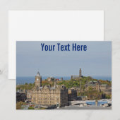 kaart Edinburgh, Schotland (Voorkant / Achterkant)