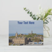 kaart Edinburgh, Schotland (Staand voorkant)
