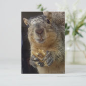 Kaart - Eekhoorn Dank u (Staand voorkant)