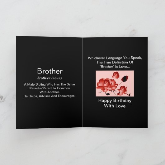 kaart "Een broederdag" -  (Binnen)